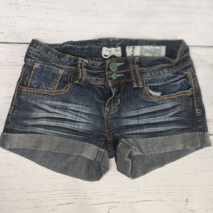Denim shorts